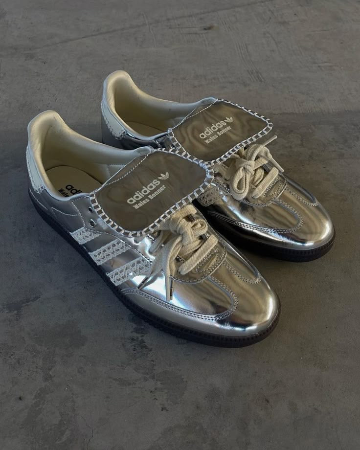 Adidas wales bonner metallic silver